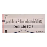 Dolowin TC 8 Tablet 10's, Pack of 10 TabletS