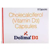 Dolima D3 Capsule 8's, Pack of 8 CapsuleS