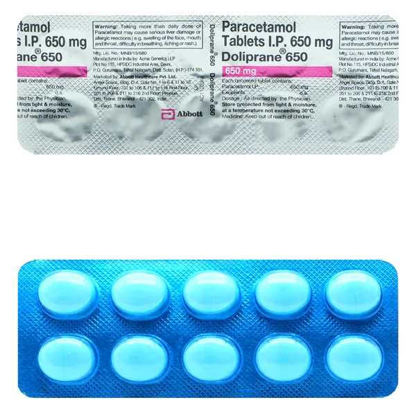 Doliprane 650 Tablet 10's