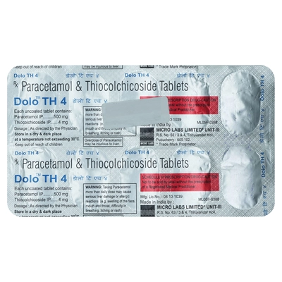 Dolo TH 4 Tablet 10's, Pack of 10 TabletS