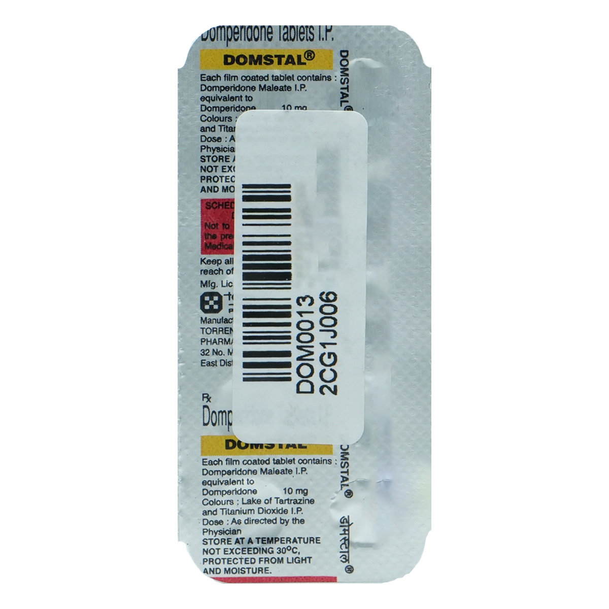 Domstal 10 Tablet 10's, Pack of 10 TABLETS Domstal 10 Tablet 10's, Pack of 10 TABLETS