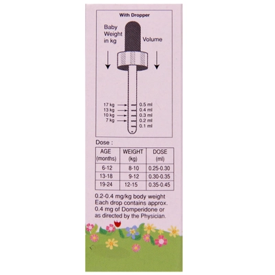 Domstal Baby Oral Drops 5 ml, Pack of 1 Drops