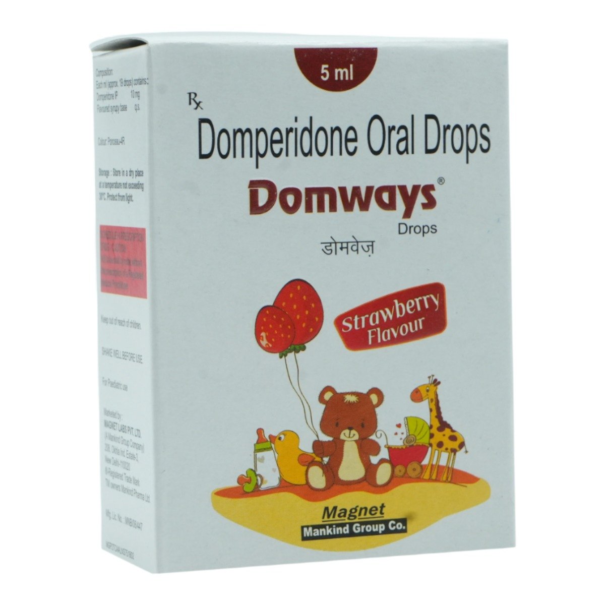 Domways Strawberry Oral Drops 5 ml, Pack of 1 ORAL DROPS Domways Strawberry Oral Drops 5 ml, Pack of 1 ORAL DROPS