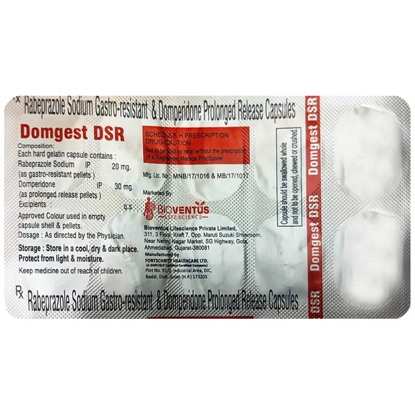 Domgest Dsr Capsule 10's