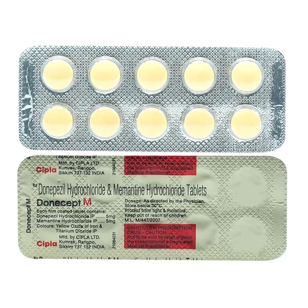 Donecept M Tablet 10's, Pack of 10 TabletS