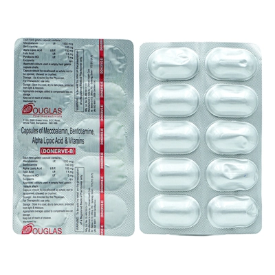 Donerve-B Capsule 10'S, Pack of 10 CapsuleS