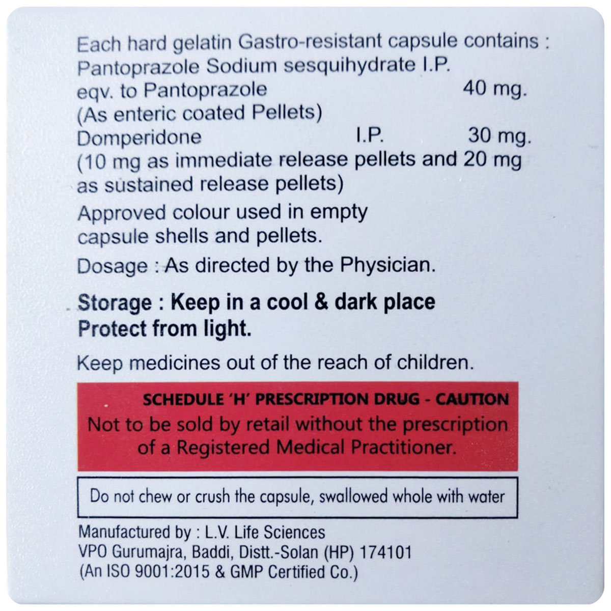 Dorpan-DSR Capsule 10's, Pack of 10 Dorpan-DSR Capsule 10's, Pack of 10
