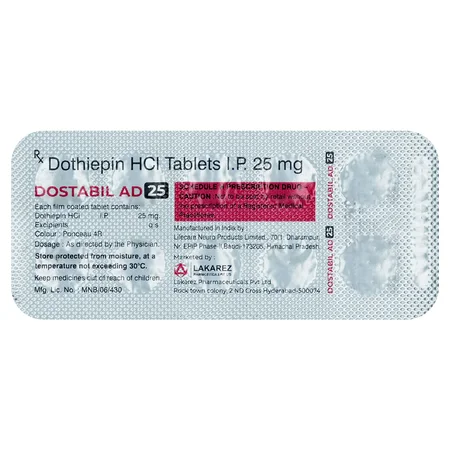 Dostabil AD 25 Tablet 10's