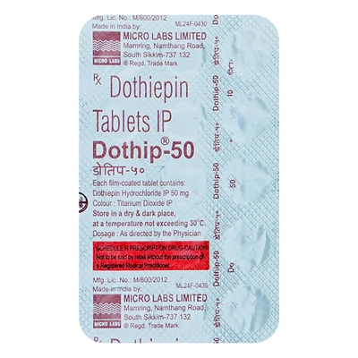 Dothip-50 Tablet 15's, Pack of 15 TabletS