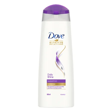 Dove Daily Shine Shampoo for Dull Hair, 180 ml