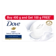 Dove Beauty Cream Bathing Bar, 500 gm (4 x 100 gm + 100 gm Free )