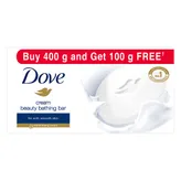 Dove Beauty Cream Bathing Bar, 500 gm (4 x 100 gm + 100 gm Free ), Pack of 1