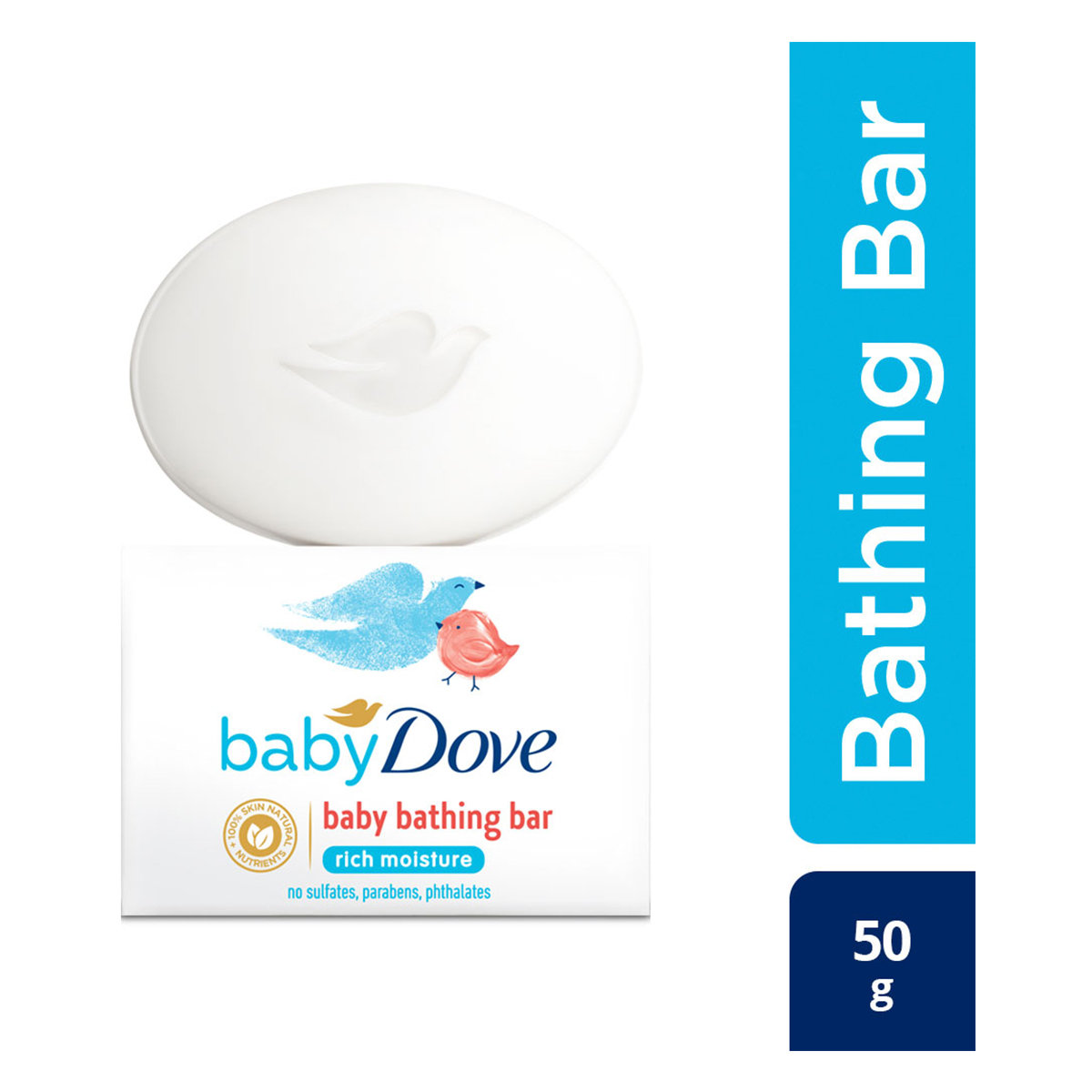 Baby Dove Rich Moisture Bathing Bar, 50 gm, Pack of 1 Baby Dove Rich Moisture Bathing Bar, 50 gm, Pack of 1