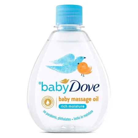 Dove Rich Moisture Baby Massage Oil, 200 ml