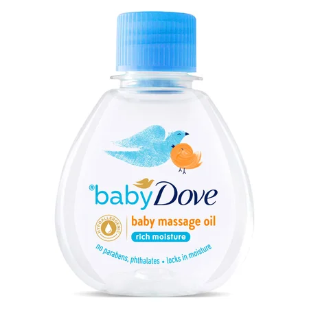 Dove Rich Moisture Baby Massage Oil, 100 ml