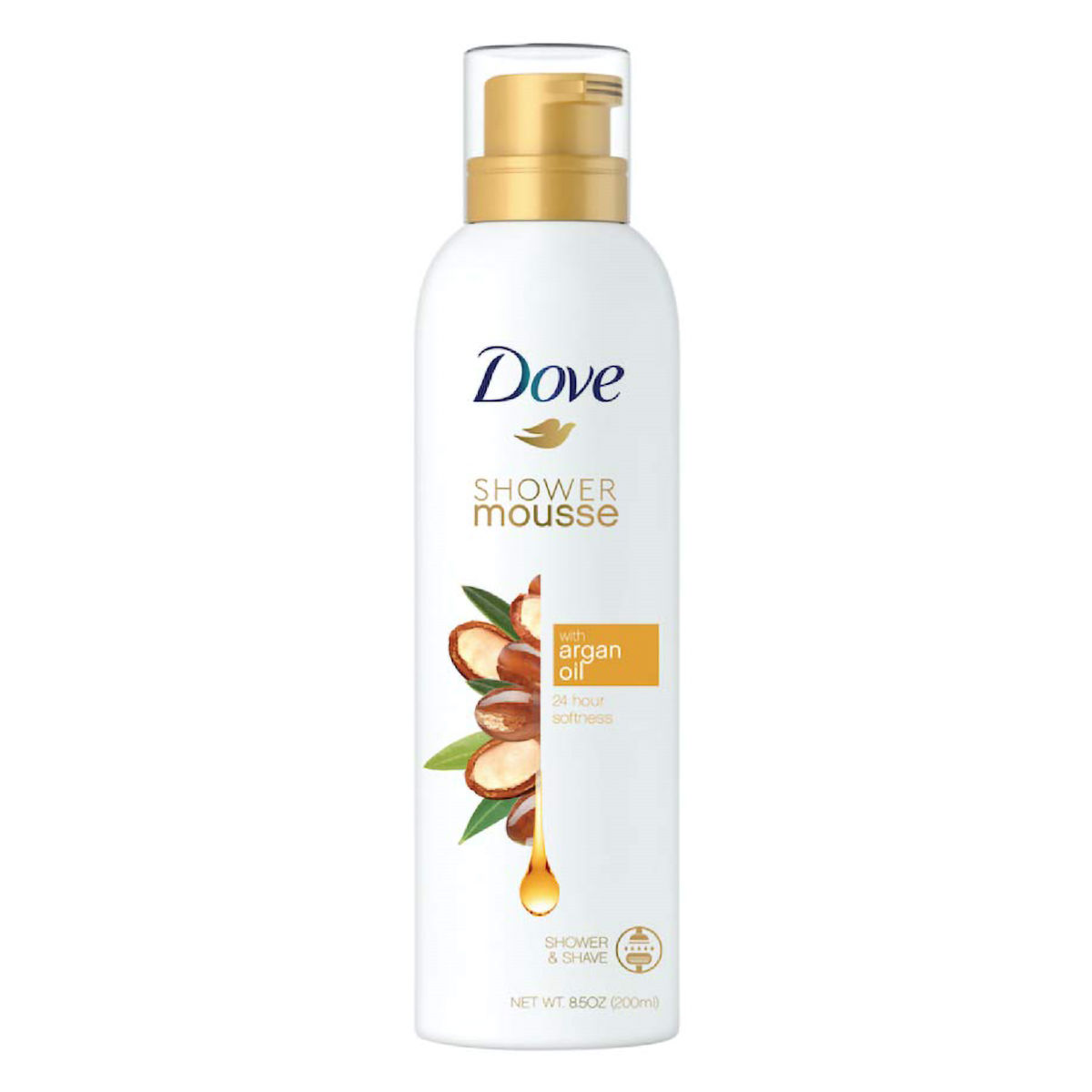 Dove Shower Mousse with Argan Oil, 200 ml Uses, Side Effects, Price
