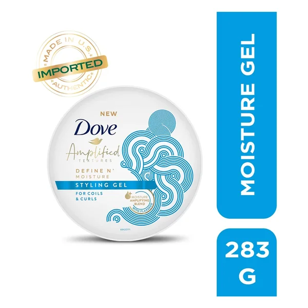 Dove Define N' Moisture Styling Gel for Coils &amp; Curls, 283 gm, Pack of 1