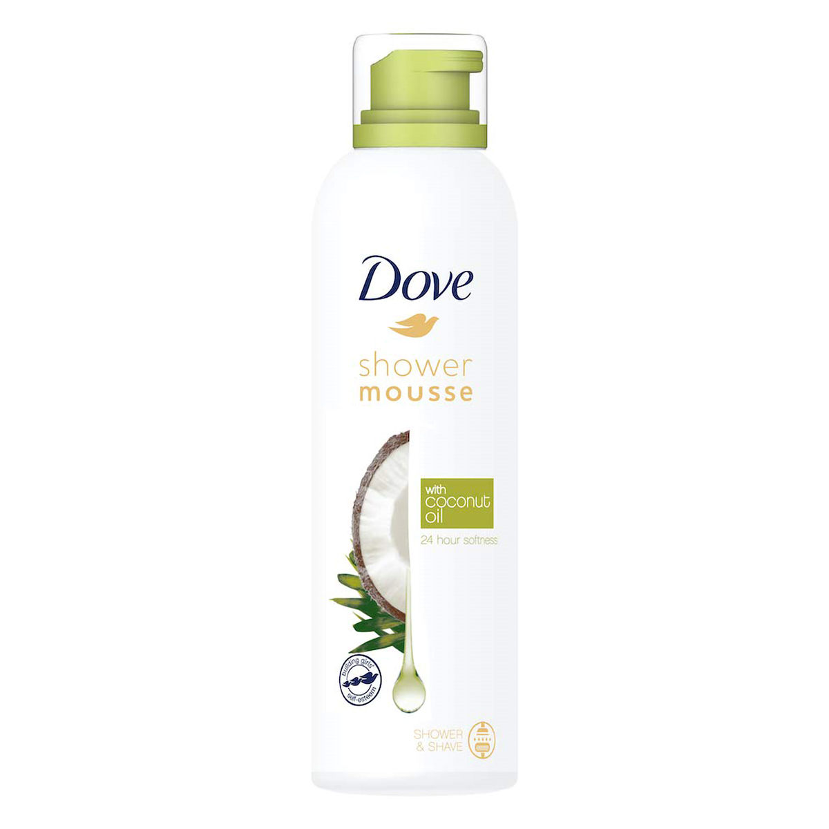 Buy Dove Shower Mousse with Coconut Oil, 200 ml Online