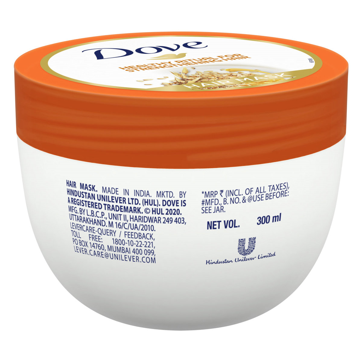 Dove Healthy Ritual for Strengthening Hair Mask, 300 ml, Pack of 1 Dove Healthy Ritual for Strengthening Hair Mask, 300 ml, Pack of 1