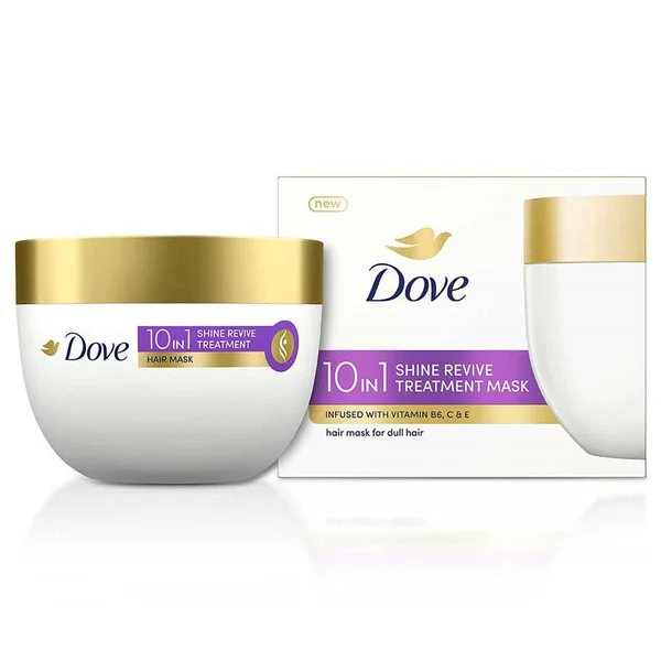 Dove 10 In 1 Shine Revive Treatment Hair Mask, 300 ml