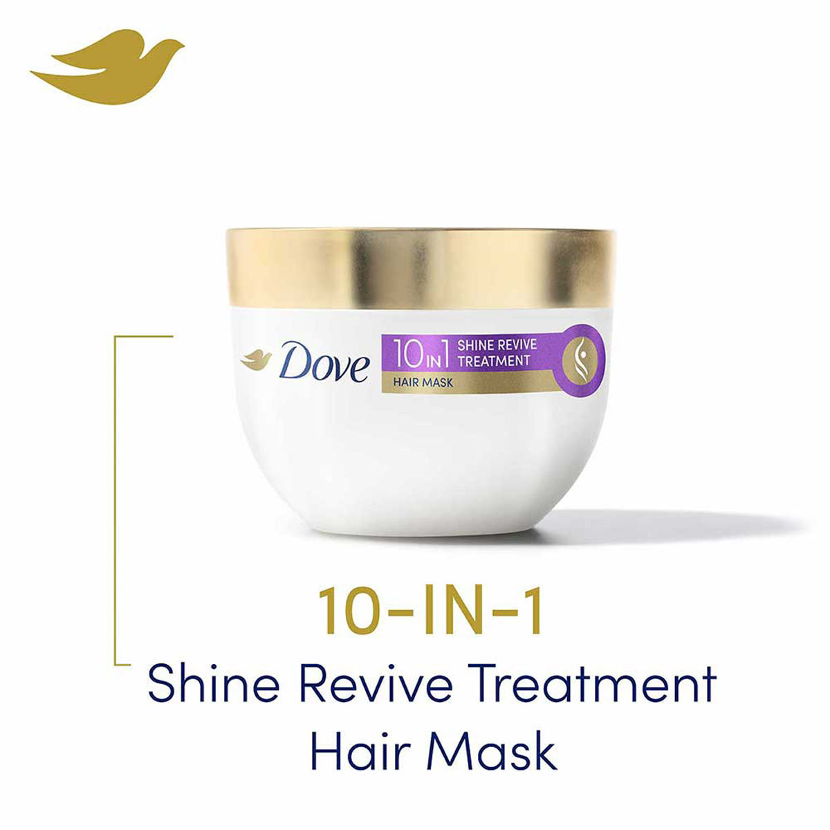 Dove 10 In 1 Shine Revive Treatment Hair Mask, 300 ml, Pack of 1 Dove 10 In 1 Shine Revive Treatment Hair Mask, 300 ml, Pack of 1