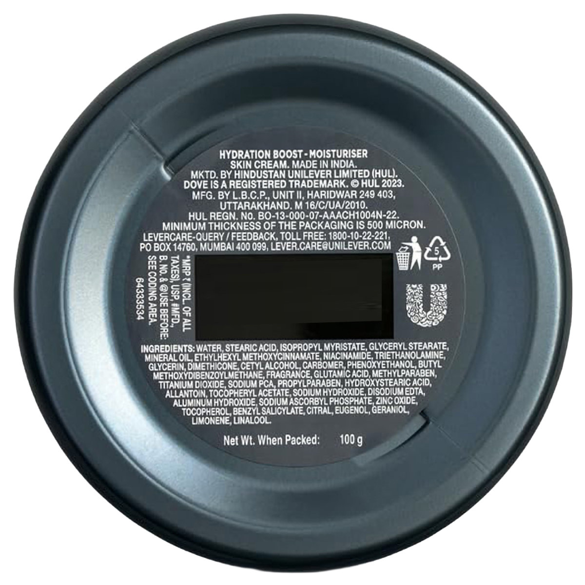 Dove Men Care Hydration Boost Moisturiser, 100 gm, Pack of 1 Dove Men Care Hydration Boost Moisturiser, 100 gm, Pack of 1