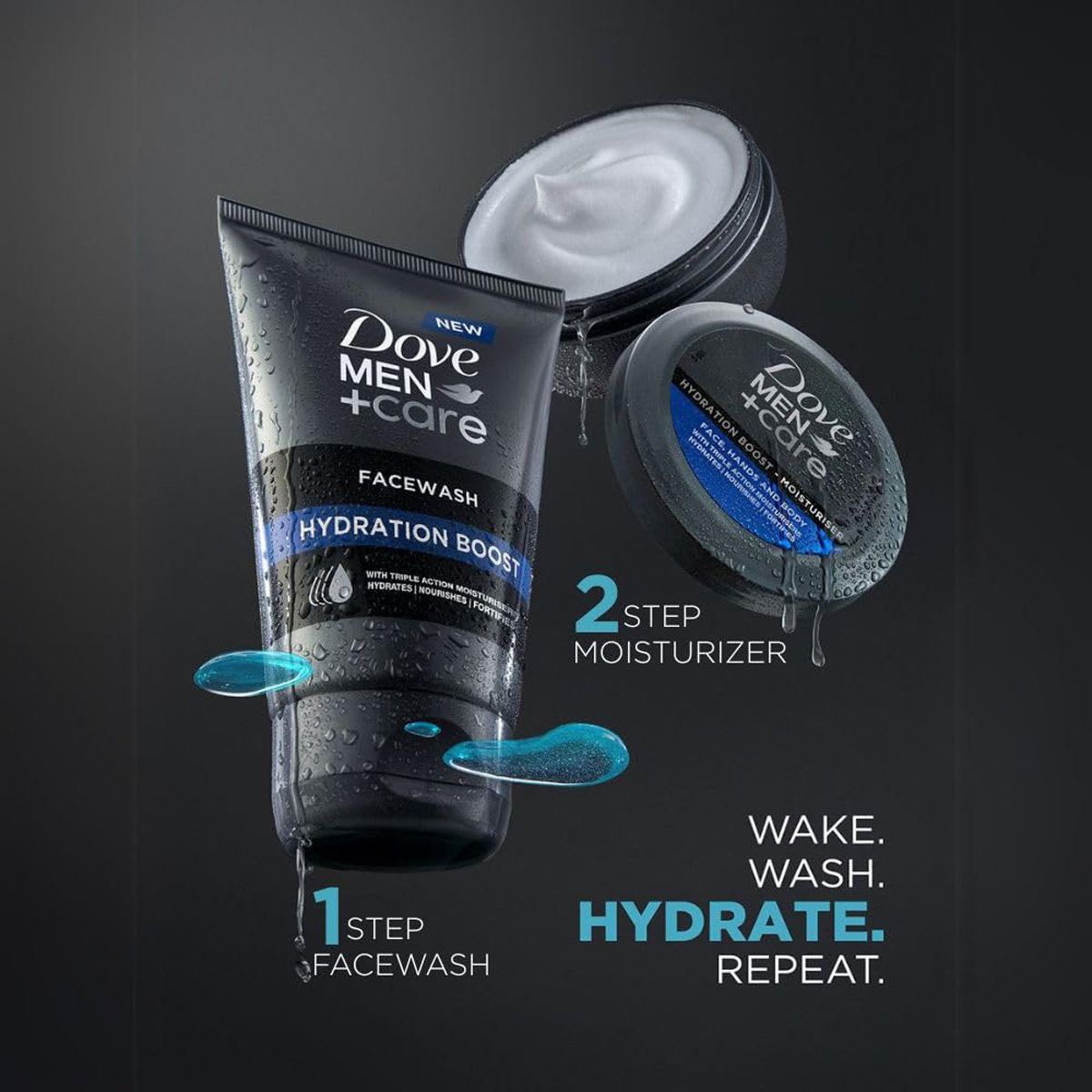 Dove Men Care Hydration Boost Moisturiser, 100 gm, Pack of 1 Dove Men Care Hydration Boost Moisturiser, 100 gm, Pack of 1