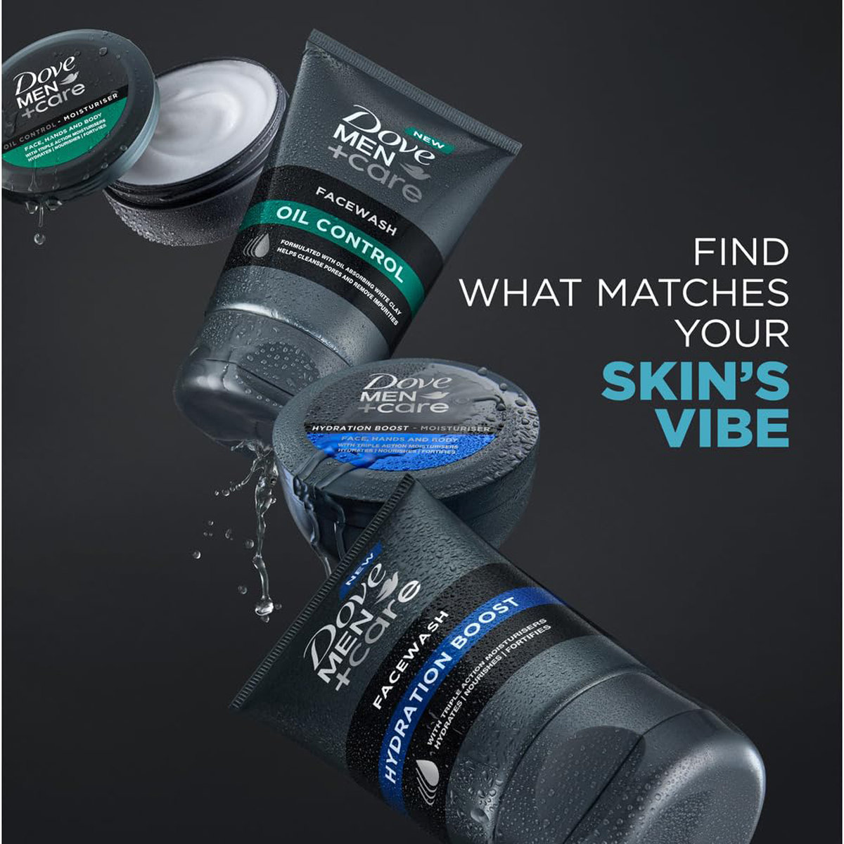 Dove Men Care Hydration Boost Moisturiser, 100 gm, Pack of 1 Dove Men Care Hydration Boost Moisturiser, 100 gm, Pack of 1