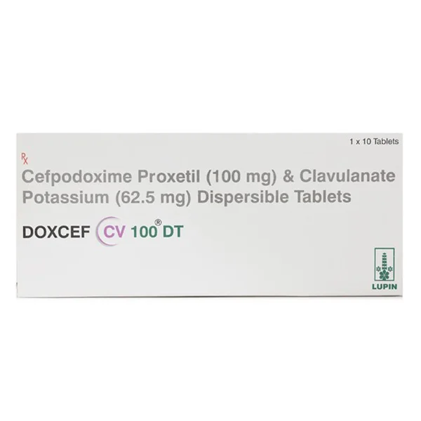 Doxcef CV 100 Tablet 10's, Pack of 10 TabletS