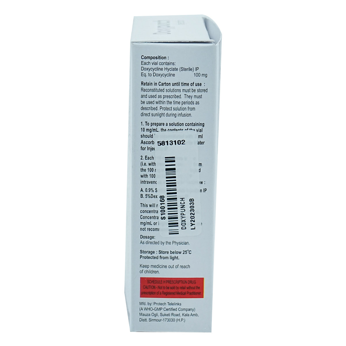 Doxypunch Injection 1's, Pack of 1 Injection Doxypunch Injection 1's, Pack of 1 Injection