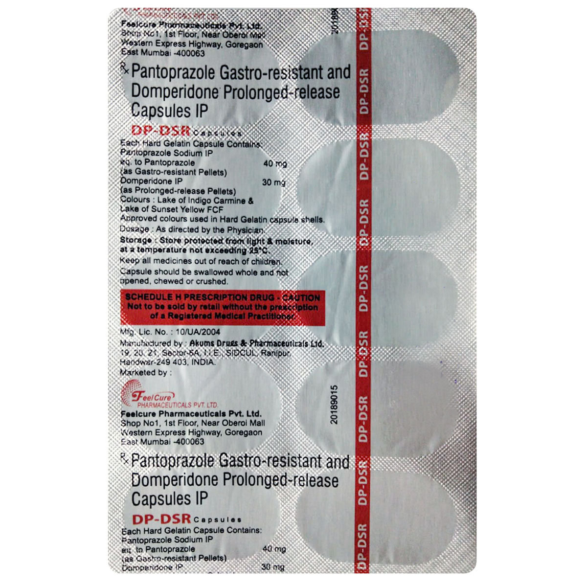 DP-DSR Capsule 10's, Pack of 10 DP-DSR Capsule 10's, Pack of 10