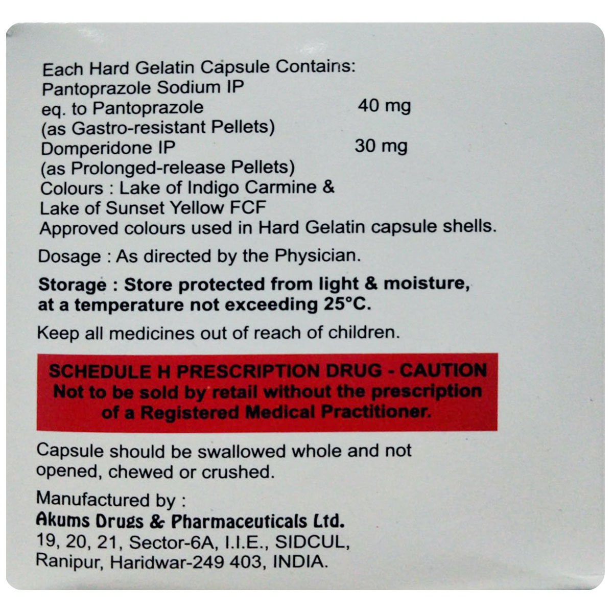 DP-DSR Capsule 10's, Pack of 10 DP-DSR Capsule 10's, Pack of 10