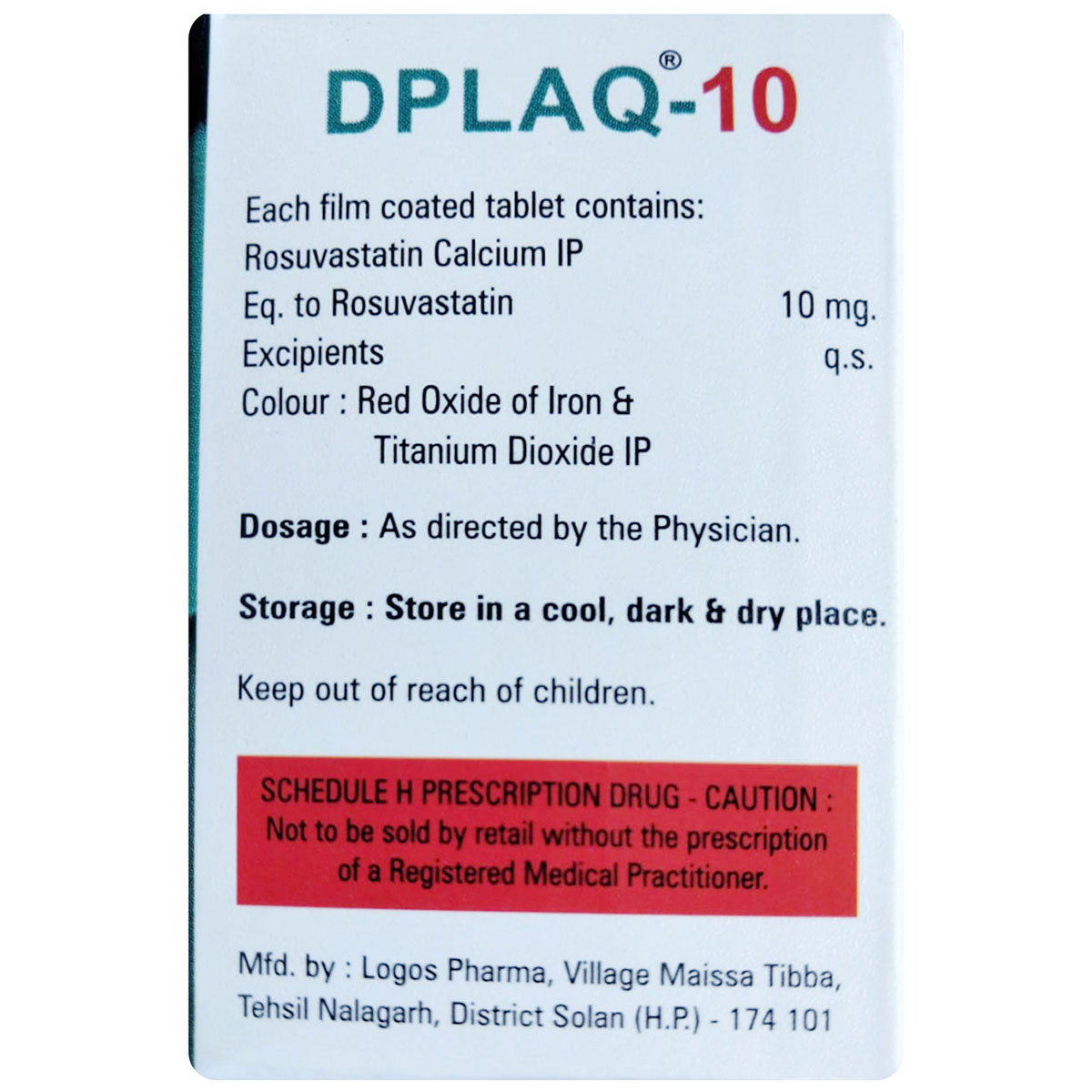 Dplaq-10 Tablet 15's, Pack of 15 TabletS Dplaq-10 Tablet 15's, Pack of 15 TabletS