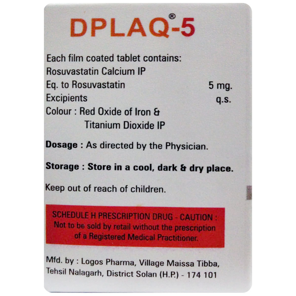 Dplaq-5 Tablet 15's, Pack of 15 TabletS Dplaq-5 Tablet 15's, Pack of 15 TabletS
