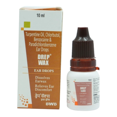 Drep Wax Ear Drops 10 ml, Pack of 1 Eye drops