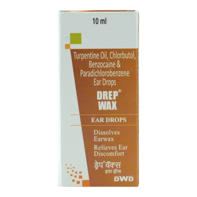 Drep Wax Ear Drops 10 ml, Pack of 1 Eye drops