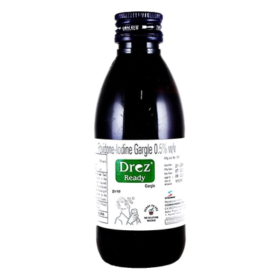 Drez Ready Gargle 150 ml, Pack of 1 SOLUTION