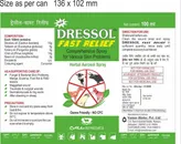Dressol Fast Relief Spray 100 ml, Pack of 1