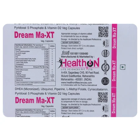 Dream Ma-XT Veg Capsule 10's