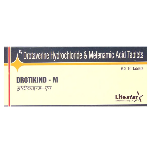 Drotikind M Tablet 10's, Pack of 10 TABLETS