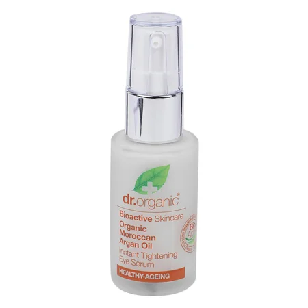 Dr. Organic Moroccan Argan Oil Instant Tightening Eye Serum 30 ml | Promote Health Ageing | Reduces Fine Lines, Wrinkles & Under Eyes Puffiness | For Normal To Dry Skin