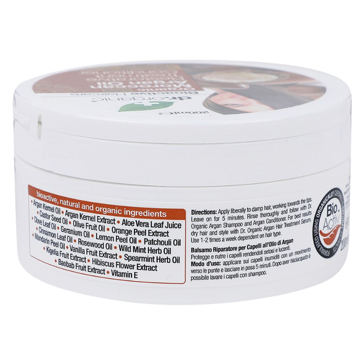 Dr. Organic Moroccan Argan Oil Restorative Treatment Conditioner, 200 ml, Pack of 1 Dr. Organic Moroccan Argan Oil Restorative Treatment Conditioner, 200 ml, Pack of 1