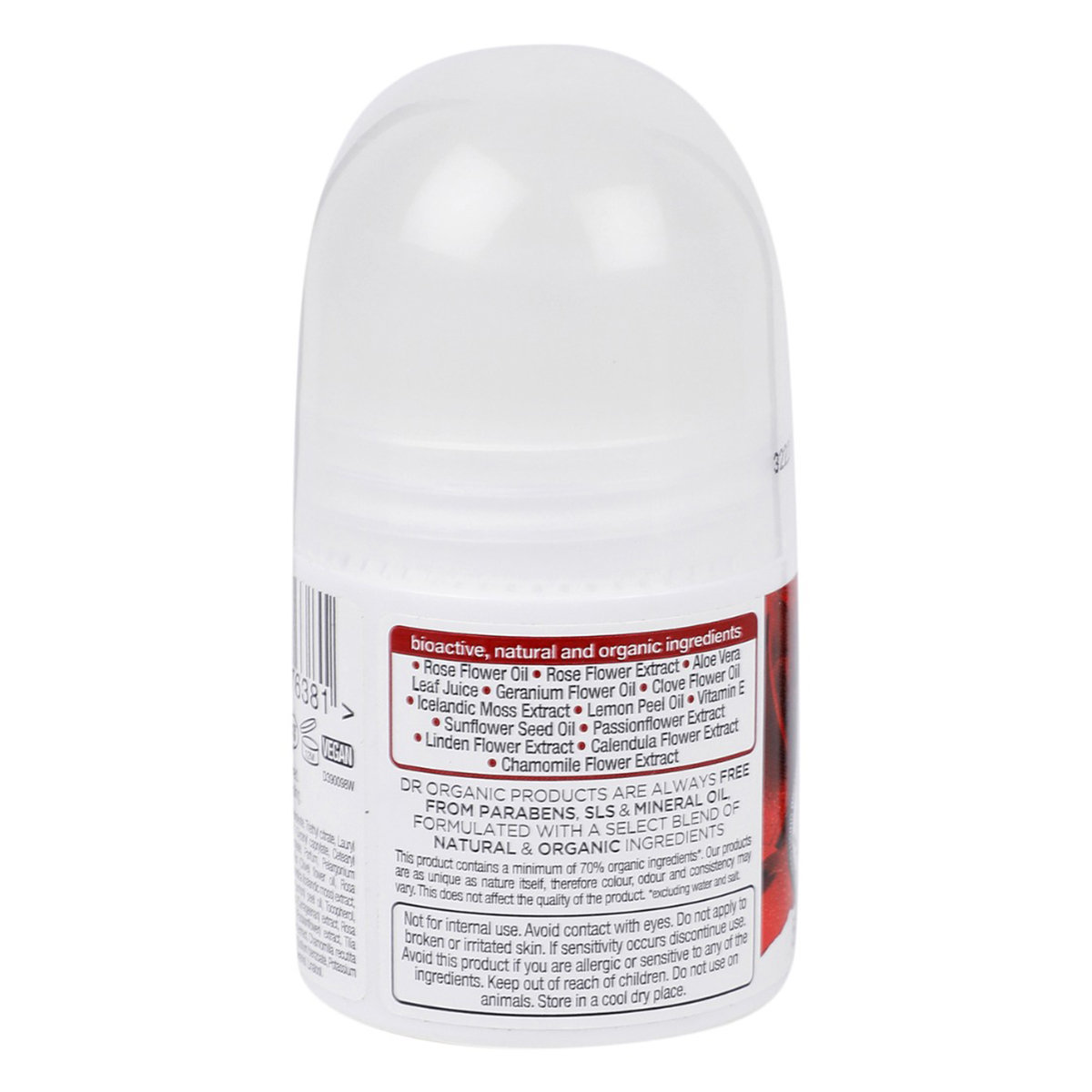 Dr. Organic Rose Otto Deodorant Roll-On, 50 ml, Pack of 1 Dr. Organic Rose Otto Deodorant Roll-On, 50 ml, Pack of 1