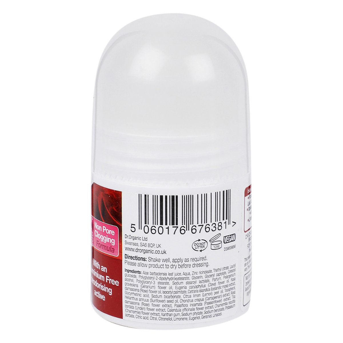 Dr. Organic Rose Otto Deodorant Roll-On, 50 ml, Pack of 1 Dr. Organic Rose Otto Deodorant Roll-On, 50 ml, Pack of 1