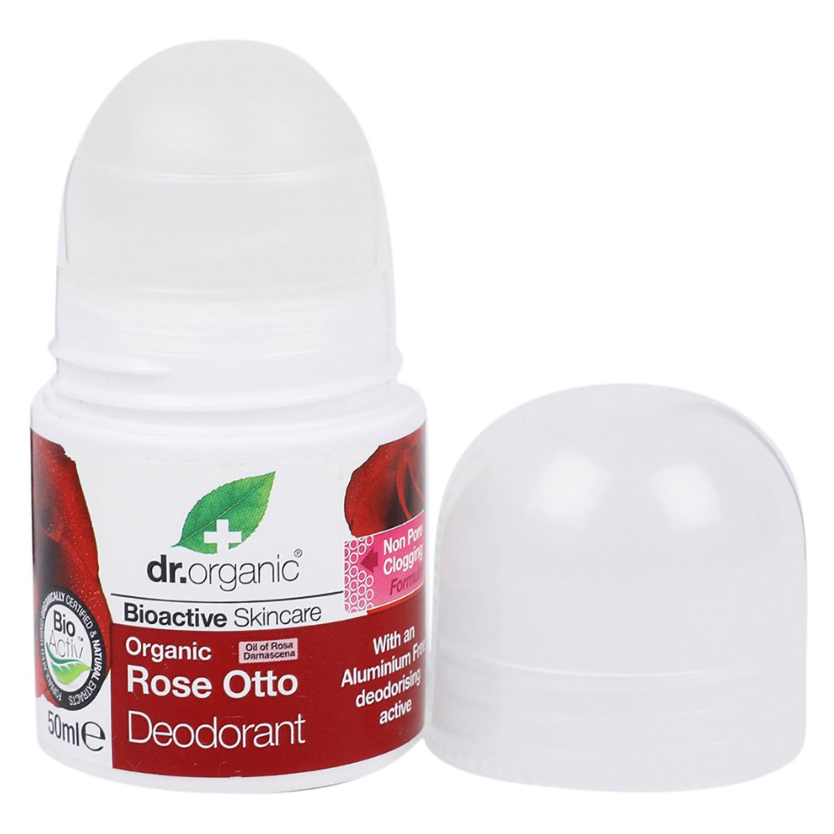 Dr. Organic Rose Otto Deodorant Roll-On, 50 ml, Pack of 1 Dr. Organic Rose Otto Deodorant Roll-On, 50 ml, Pack of 1