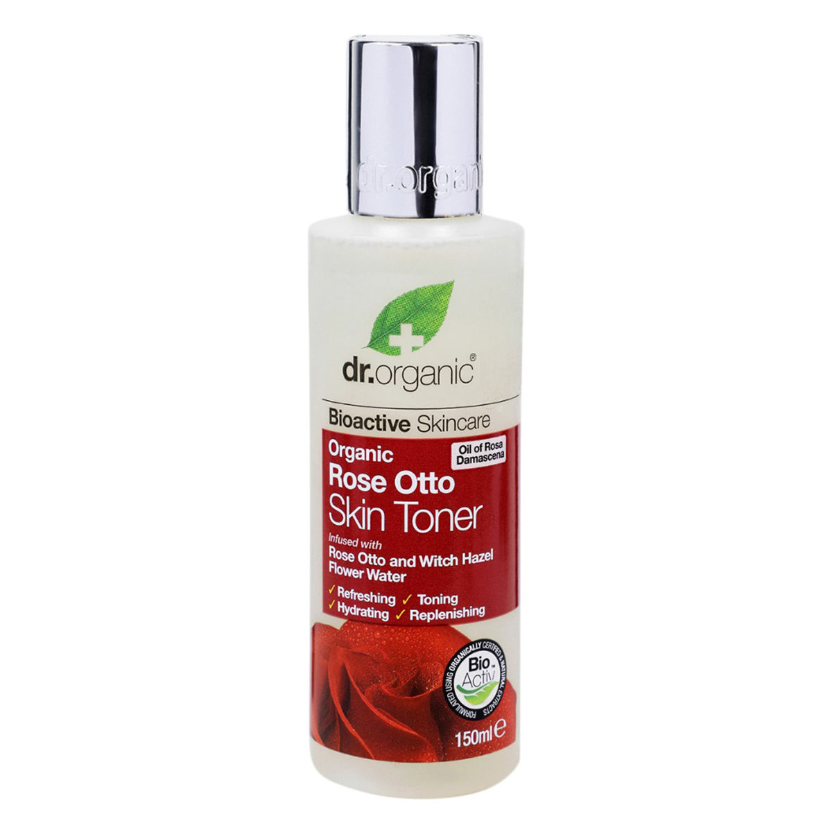 Dr. Organic Rose Otto Skin Toner 150 ml Rose Otto, Witch Hazel Flower