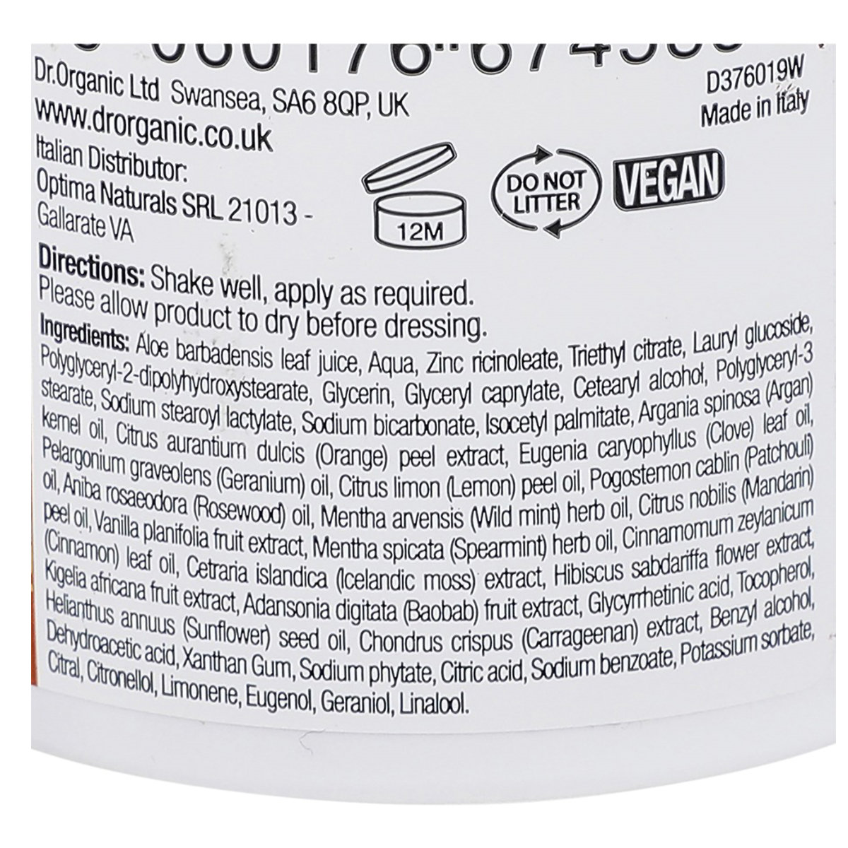 Dr. Organic Moroccan Argan Oil Deodorant Roll-On, 50 ml, Pack of 1 Dr. Organic Moroccan Argan Oil Deodorant Roll-On, 50 ml, Pack of 1