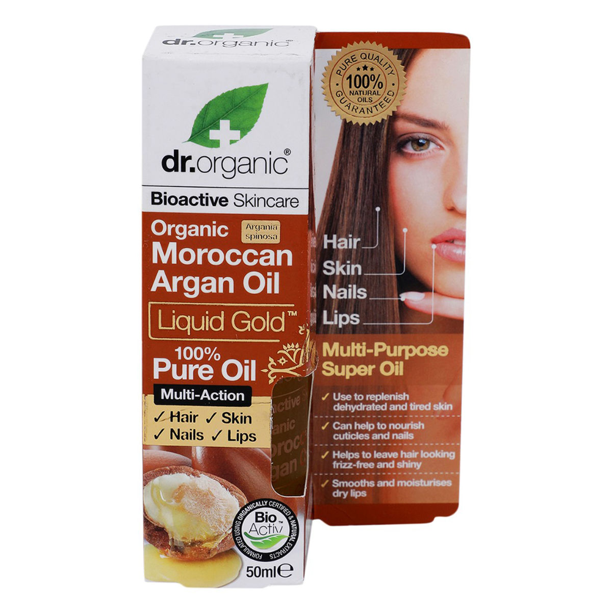 Buy dr.organic Moroccan Argan Oil, 50 ml Online