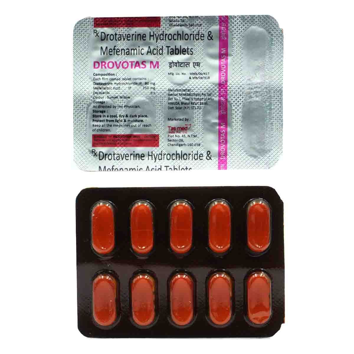 Drotaverine Mefenamic Acid Tablets, Treatment: menstrual cramps