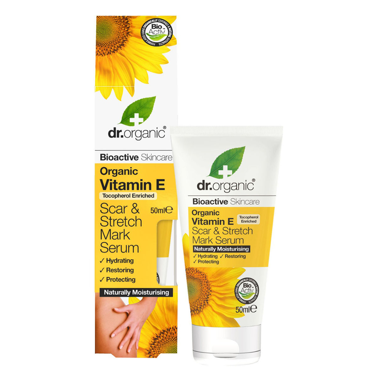 Dr. Organic Vitamin E Scar & Stretch Mark Serum 50 ml Enriched With